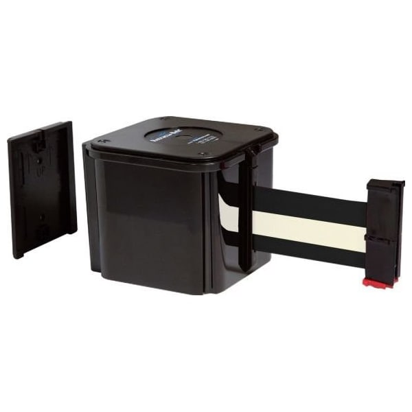 Accuform WALL MOUNT RETRACTABLE BELT TAPE PRT416BKWT PRT416BKWT - main